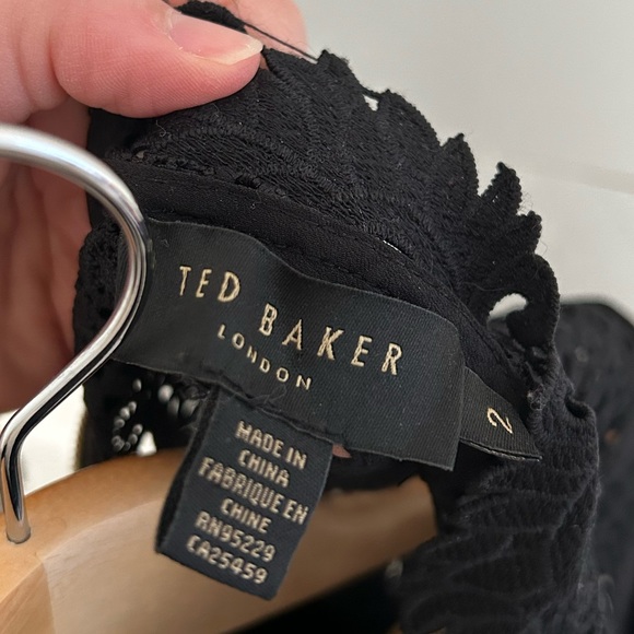 Ted Baker London Lucila Shift Dress with Lace Panels - Picture 9 of 12